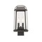 Z-Lite Millworks 2 Light Outdoor Post Mount Fixture, Oil Rubbed Bronze & Clear Beveled 574PHMS-ORB - alternate 1
